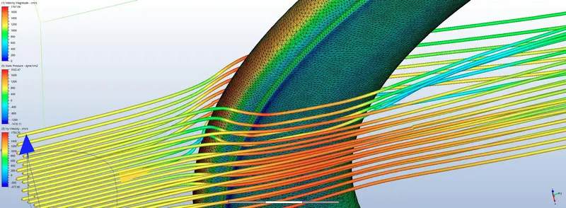 Visualization of AI-driven rim profile design