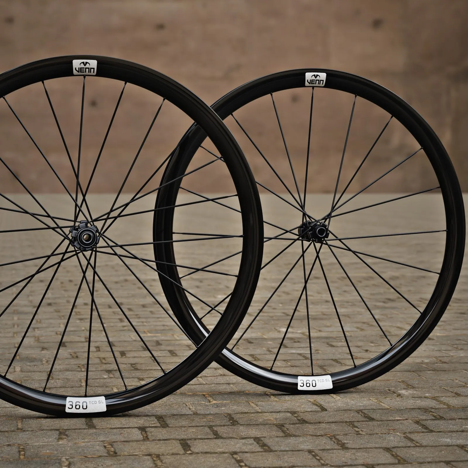 Venn 360 C SL carbon wielset, naast elkaar