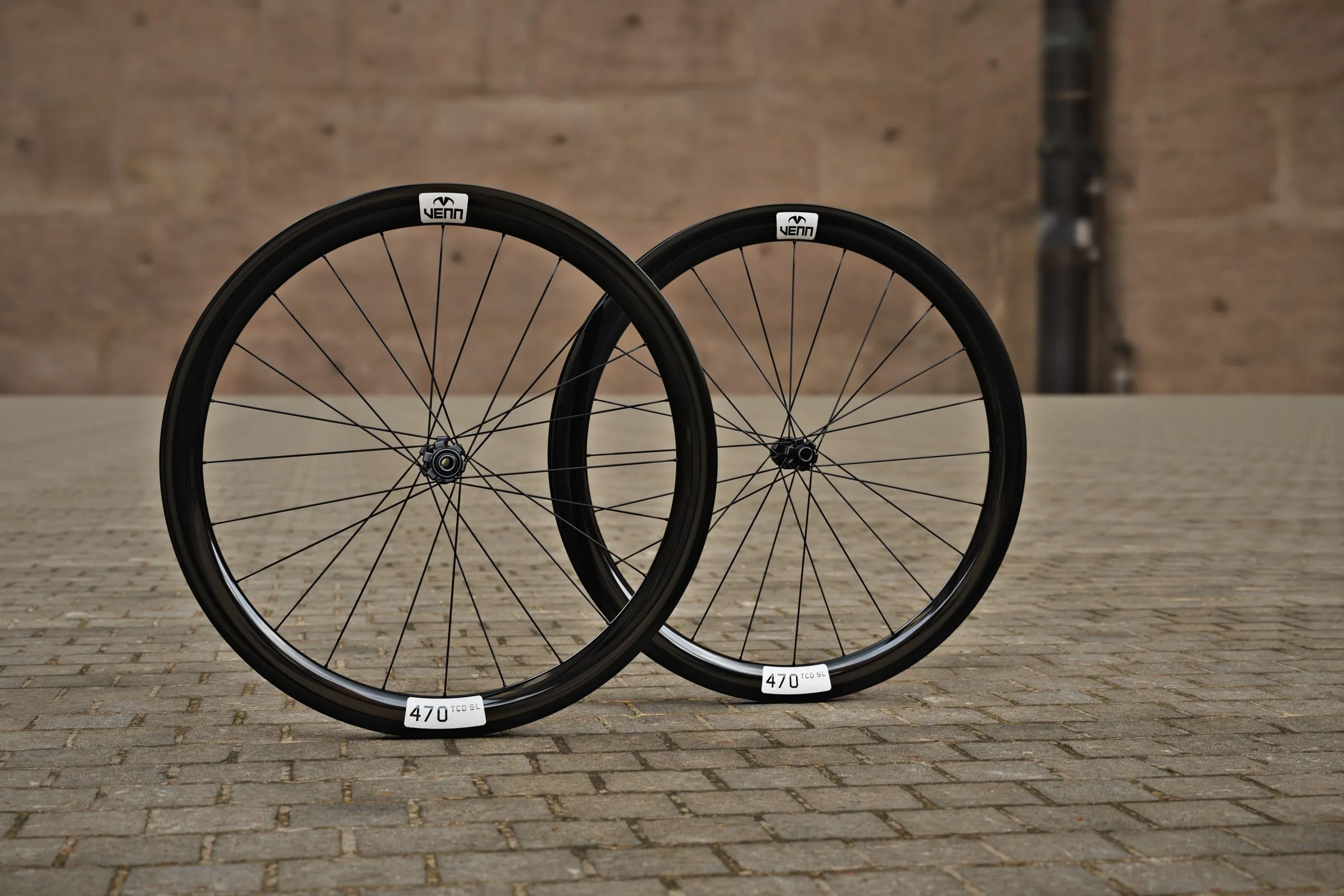 Venn 470 S carbon wielset, naast elkaar