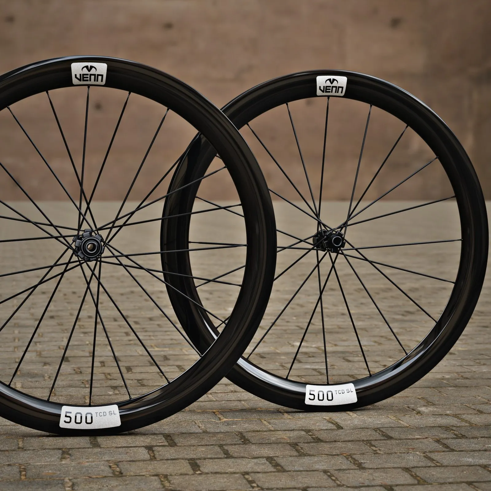 Venn 500 C SL carbon wielset, naast elkaar