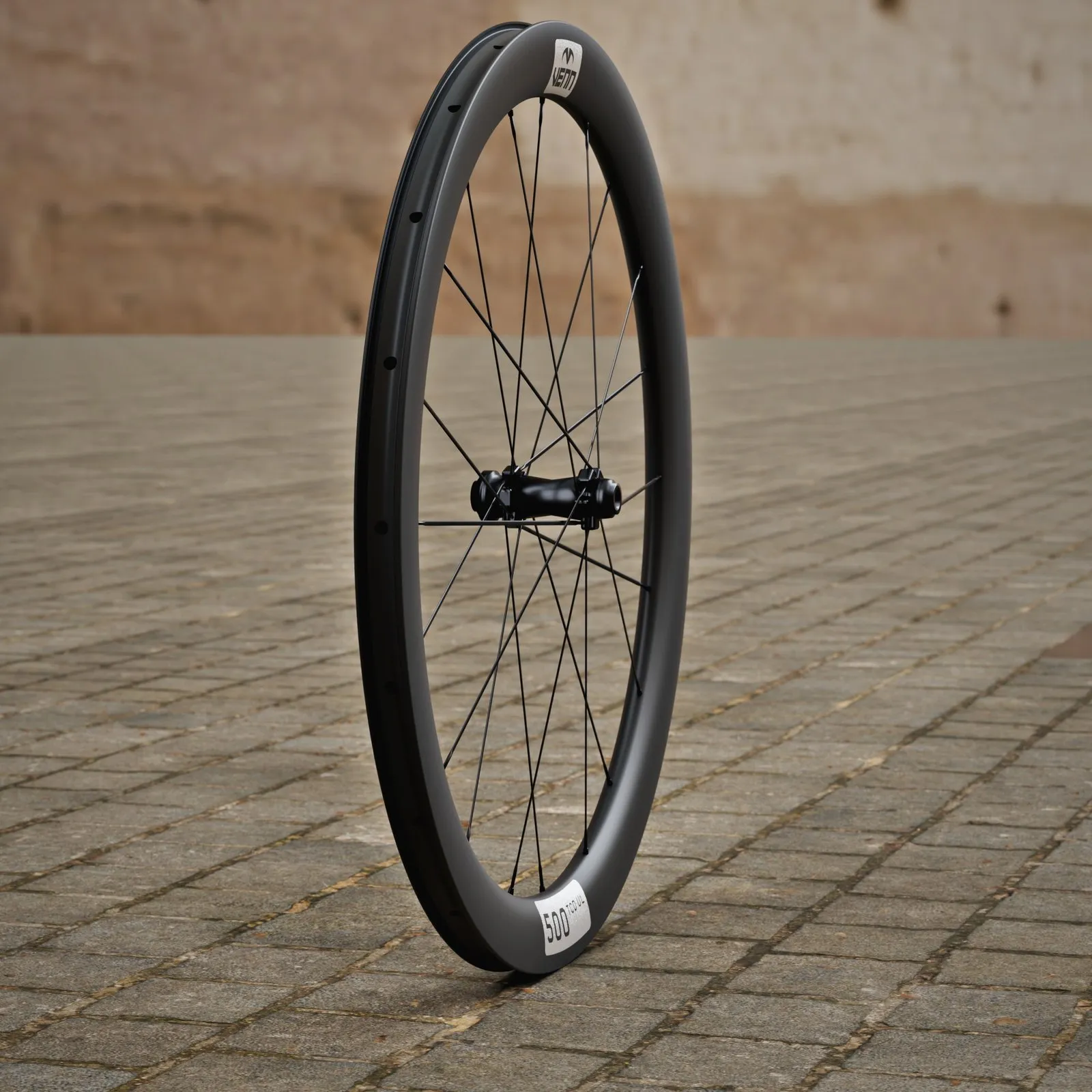 Venn 500 C UL carbon wheelset, along the rim