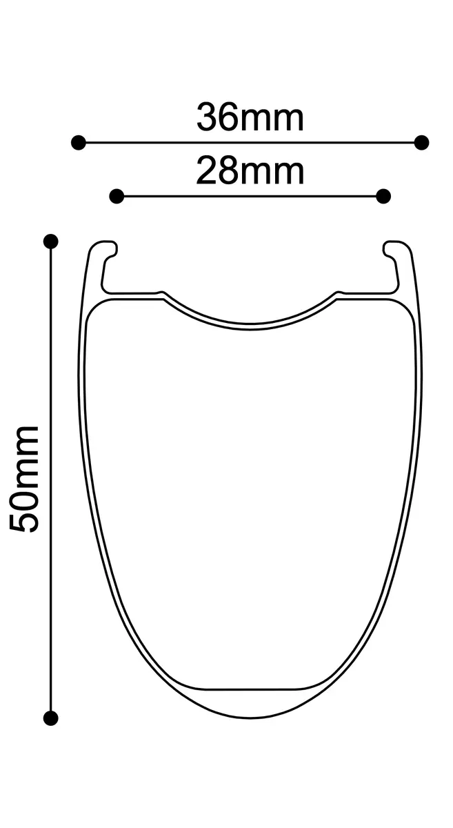 Venn 5028 TCD SL Rim Profile