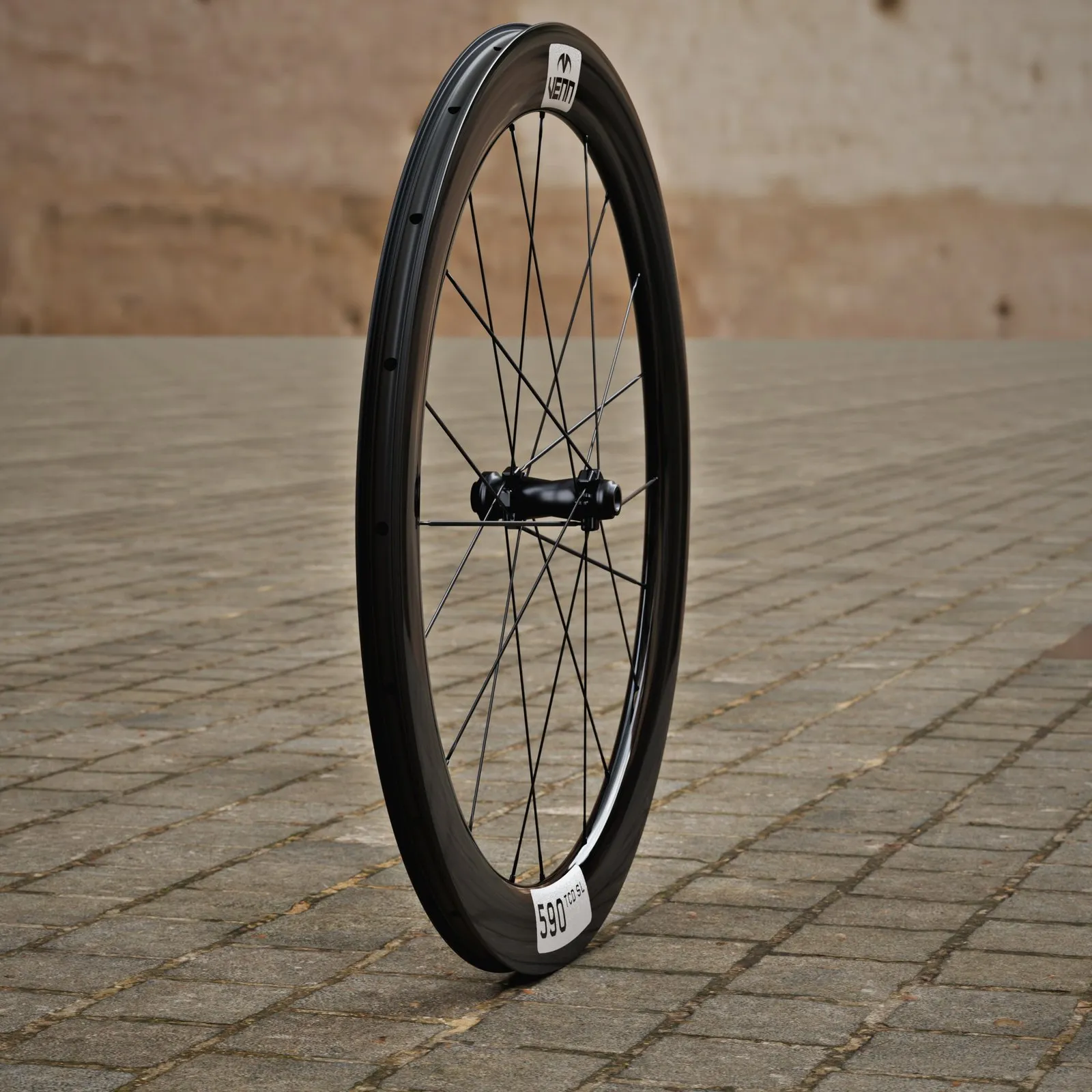 Venn 590 C SL carbon wielset, langs de velg