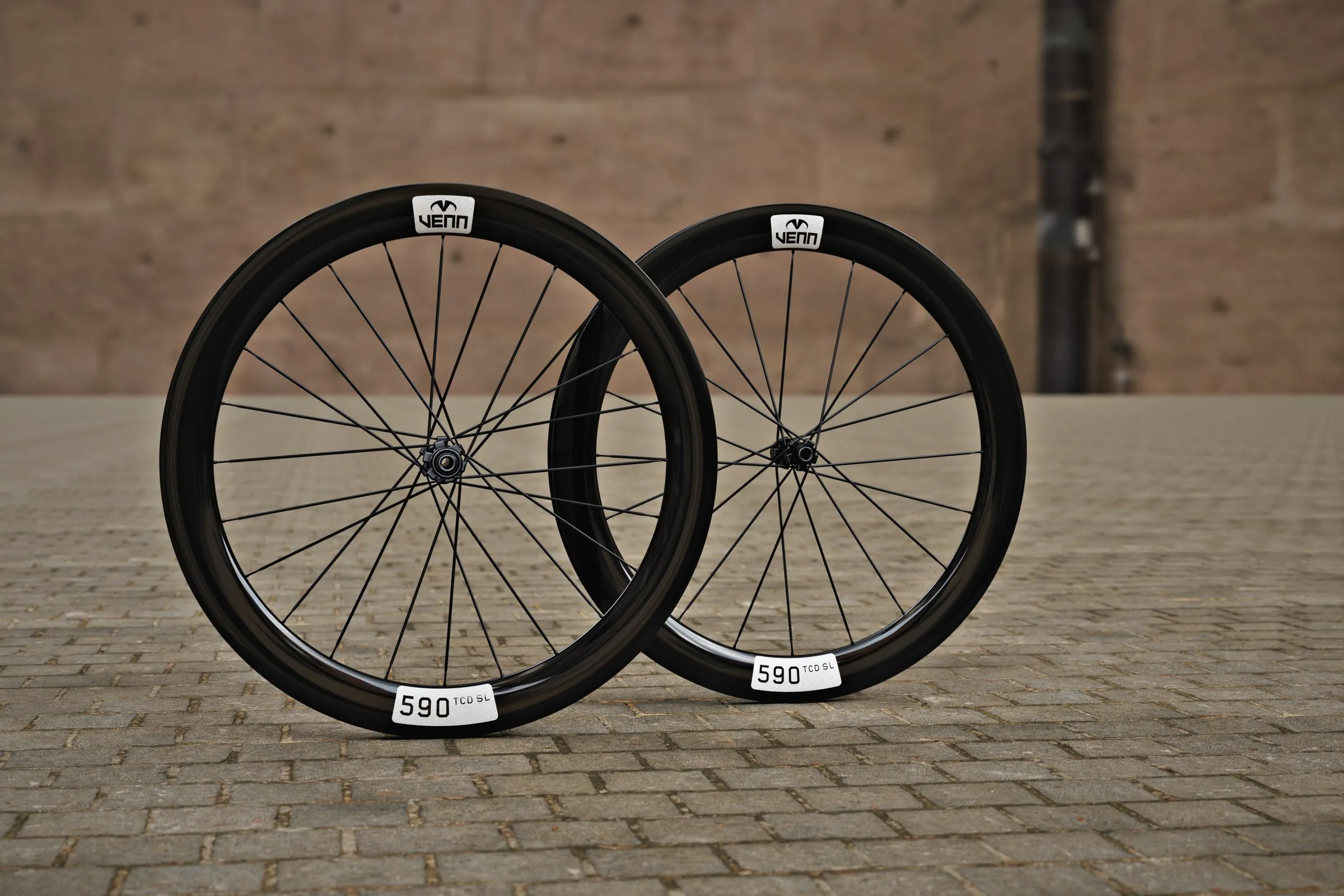 Venn 590 C SL carbon wielset, naast elkaar