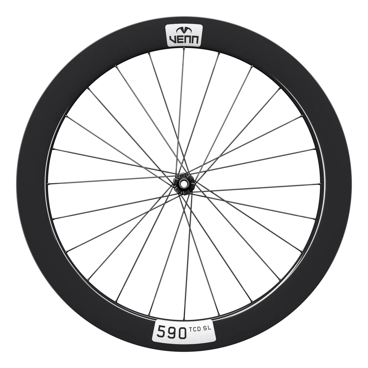 Venn 590 S Vorderrad, Seitenansicht