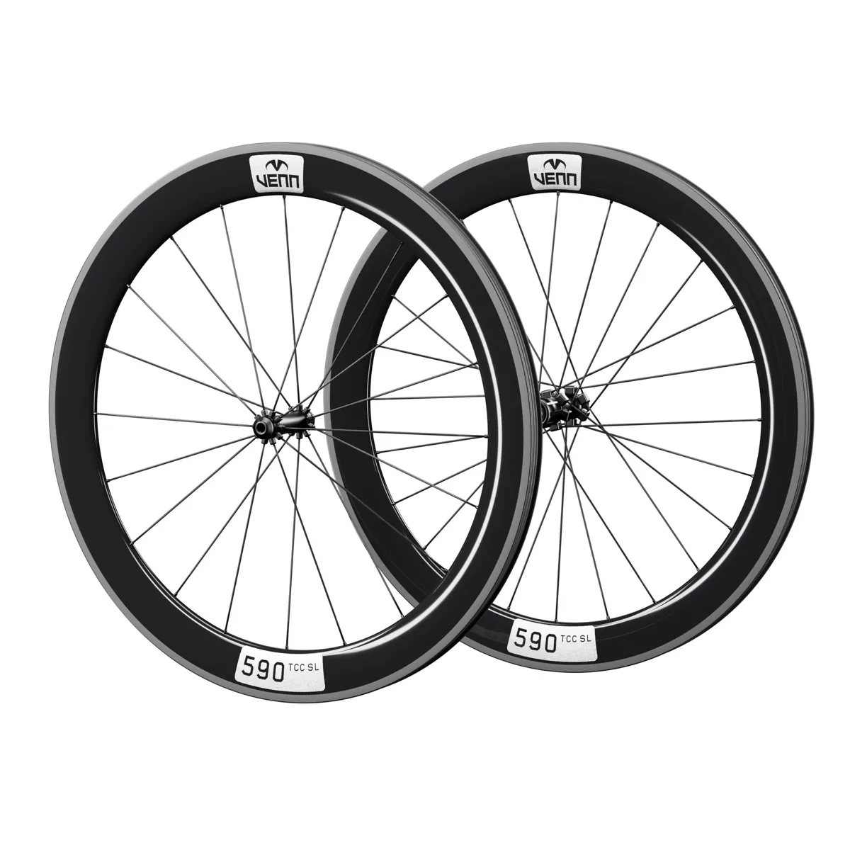 Venn 590 TCC SL Carbon Road Rim Brake Wheelset