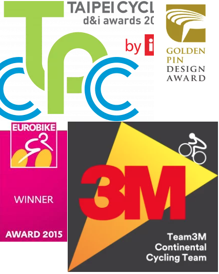 Collection of Venn Cycling and Velocite Bikes awards